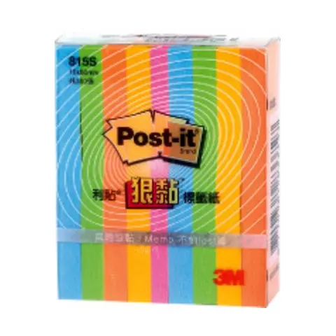 3M Post-it 815S狠黏利貼標籤5色